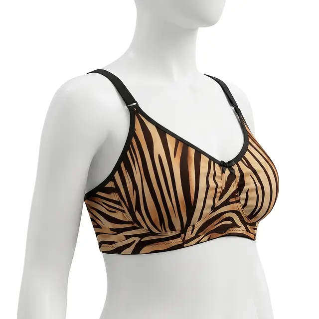 Pack of 4 Non-Padded Cotton Jersey Premium Bra - Multi Color