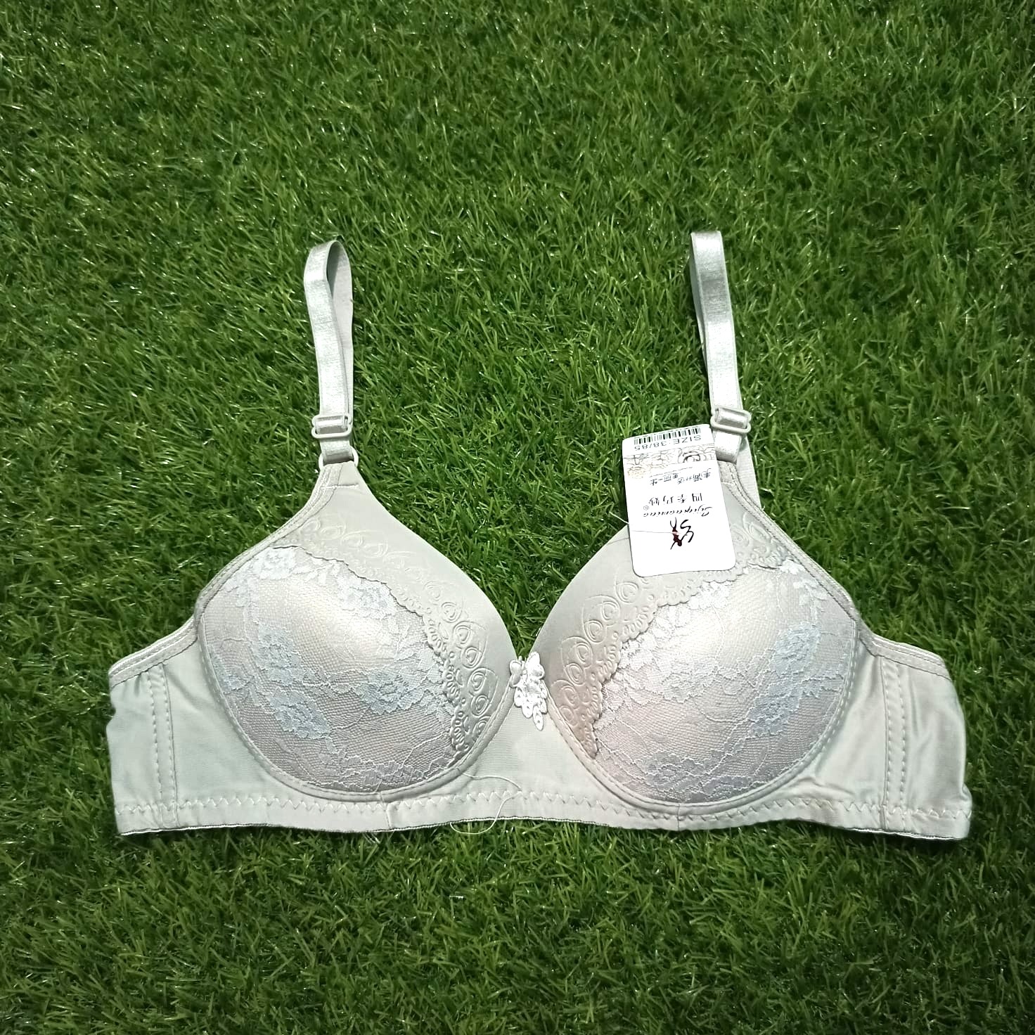 Flower Cup Padded Bra - Lite Pink