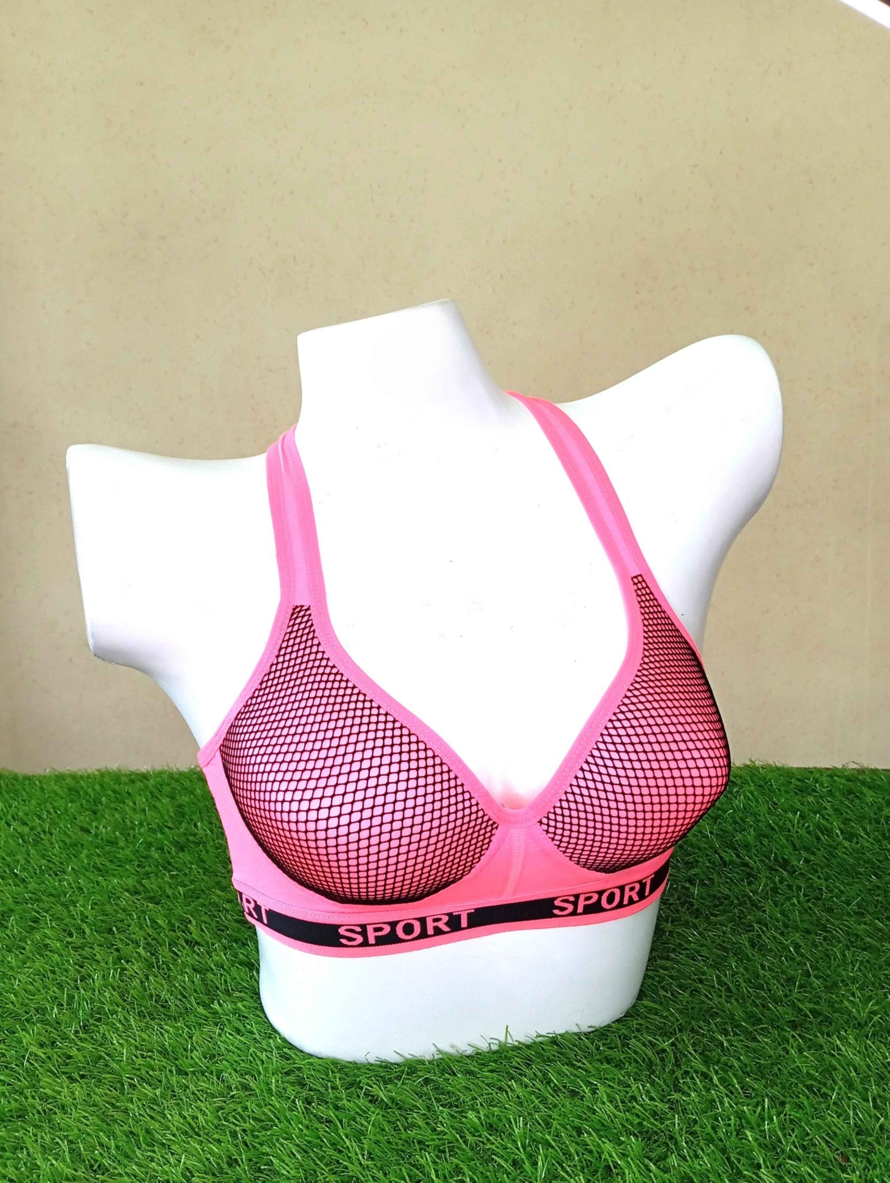 Sports Padded Bra - Pink